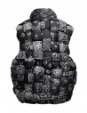 Kapital reversible padded vest in black Keel nylon EK-1001 BLACK price