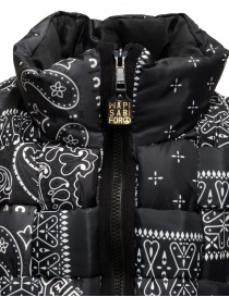 Kapital gilet imbottito reversibile in nylon Keel nero giubbini uomo acquista online