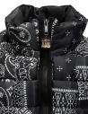 Kapital reversible padded vest in black Keel nylon EK-1001 BLACK buy online
