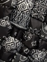 Kapital reversible padded vest in black Keel nylon price EK-1001 BLACK shop online