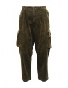 Kapital Wallaby cargo pants in green corduroy buy online K2011LP126 GR-KH