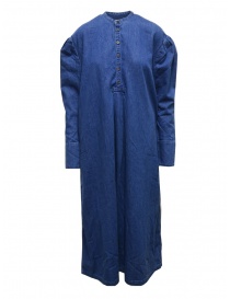 Womens dresses online: Kapital Henry long dress in denim