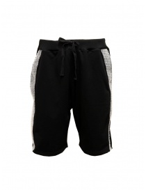 Whiteboards black bermuda shorts with bubble wrap side band WB08SS2021 BLK order online
