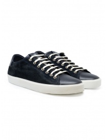 Leather Crown Pure sneakers scamosciate blu scuro MLC136 20164 ordine online