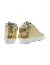 Leather Crown Earth golden high sneakers in leather WLC133 20121 price
