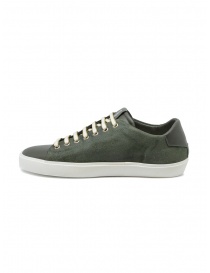 Leather Crown Pure sneakers verde militare scuro