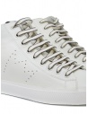 Leather Crown Earth sneakers alte in pelle bianca MLC133 20114 acquista online