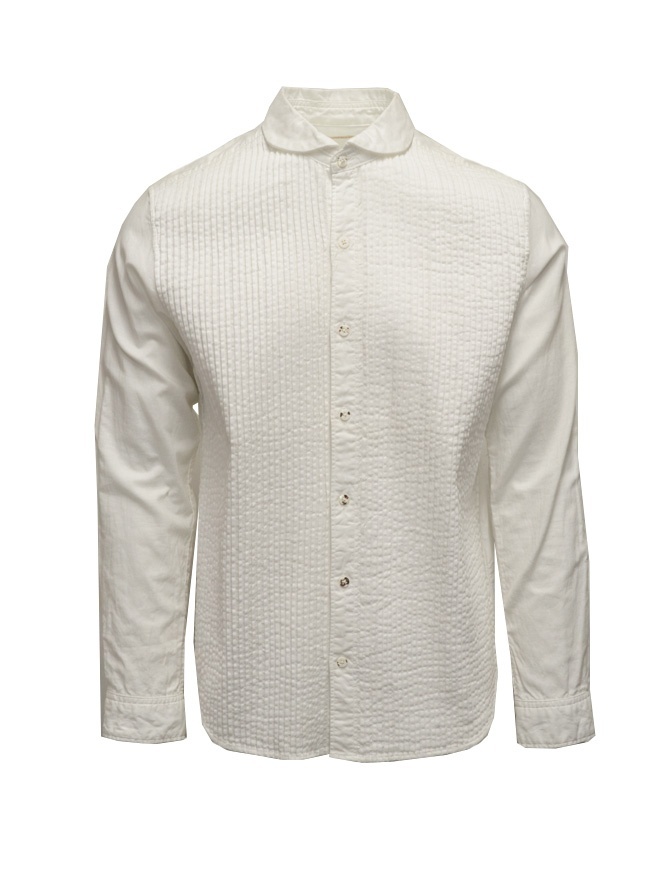 Camicia Kapital plissé bianca EK-274 WHITE camicie uomo online shopping