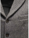 Grey Golden Goose Bill's suit jacket with scarf G23U531.A7 buy online