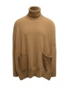 Ma'ry'ya camel-colored turtleneck maxi sweater buy online YFK029 4CAMEL