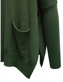 Ma'ry'ya maxi maglia a collo alto verde militare maglieria donna acquista online