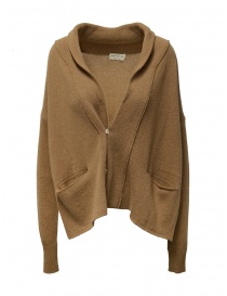 Ma'ry'ya camel-colored wool cardigan YFK034 4CAMEL order online