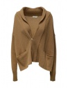 Ma'ry'ya cardigan in lana color cammello acquista online YFK034 4CAMEL