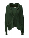 Ma'ry'ya cardigan in lana verde militare acquista online YFK034 5MILITARY