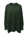 Ma'ry'ya sweater dress in military green wool buy online YFK030 5MILITARY