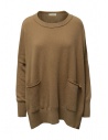 Ma'ry'ya maglia-vestito in lana color cammello acquista online YFK030 4CAMEL