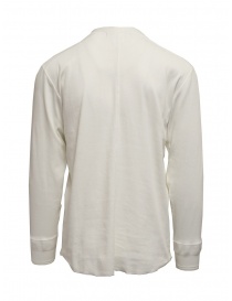 Camicia Haversack collo alla coreana bianca maniche lunghe acquista online