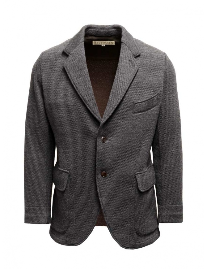 Haversack grey diagonal texture jacket 471524-04 mens suit jackets online shopping