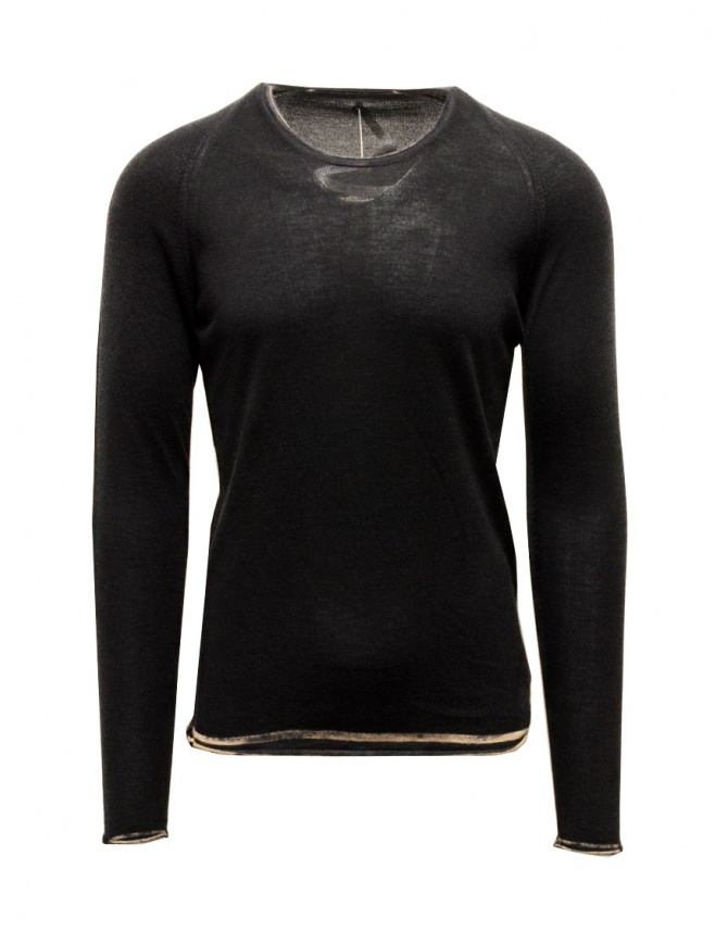 Label Under Construction Punched Raglan Printed sweater 28YMSW119 WS23 28/B-9 men s knitwear online shopping