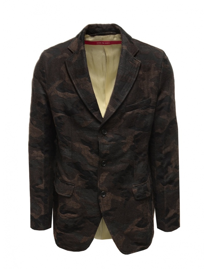 Giacca camouflage Sage de Cret 3160 3965 60 BROWN giacche uomo online shopping