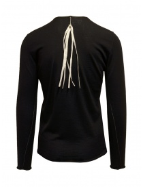 Maglia Punched Selvedge Label Under Construction nera acquista online