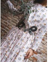 Abito Casey Casey rosa chiaro a fiori geometrici 13FR287 PINK acquista online