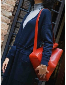 Hiromi Tsuyoshi tuta in lana e seta blu abiti donna prezzo