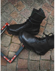 Trippen Rectangle stivali neri con suola Trace calzature donna prezzo