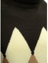 Ballantyne Raw Diamond brown, camel, white turtleneck sweater T2P108 7K032 94723 buy online