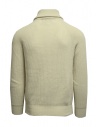 Ballantyne Raw Diamond white pullover with zipped high neck shop online men s knitwear