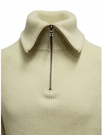 Ballantyne Raw Diamond white pullover with zipped high neck price