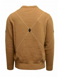 Ballantyne Raw Diamond crew neck pullover in camel color