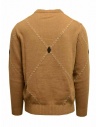 Ballantyne Raw Diamond crew neck pullover in camel color shop online men s knitwear
