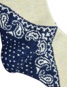 Kapital beige socks with navy blue heel shop online socks