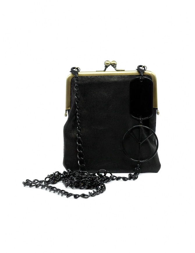 Kapital portafoglio clutch con catena in metallo K2104XG537 BLACK borse online shopping
