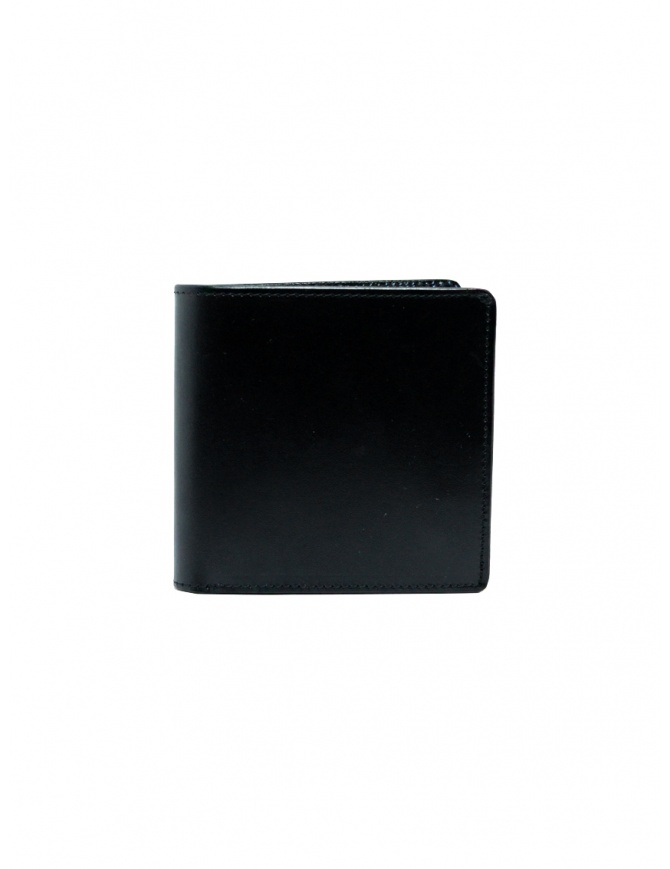 Kapital portafoglio da uomo in pelle nera con smile K2103XG528 BLACK portafogli online shopping