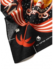 Kapital black bandana with cat Ikari Makuri price