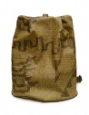 Kapital Hopi backpack in golden canvas and leather buy online K2105XB555