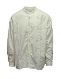 Kapital KATMANDU white shirt with Mandarin collar K2103LS047 WHITE