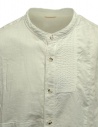Kapital KATMANDU white shirt with Mandarin collar shop online mens shirts