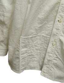 Kapital KATMANDU white shirt with Mandarin collar mens shirts buy online