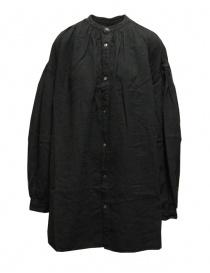 Kapital camicia oversize GYPSY nera in lino prezzo