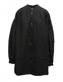 Kapital camicia oversize GYPSY nera in lino prezzo