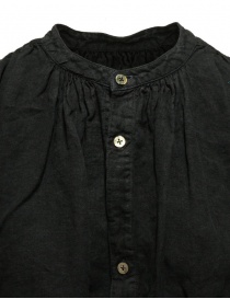 Kapital camicia oversize GYPSY nera in lino camicie donna acquista online