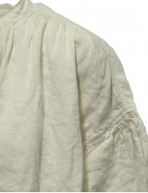 Kapital GYPSY blusa oversize in tela di lino bianca camicie donna prezzo