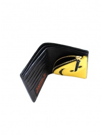 Kapital men's wallet in black leather with smile wallets buy online