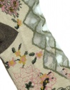 Kapital beige floral socks with transparent rhombus price K2104XG549 LIGHT BEIGE shop online