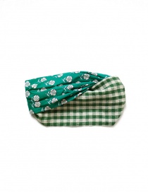 Kapital green hair band with flowers buy online
