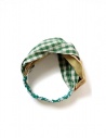 Kapital green checkered headband buy online K2104XH545 GREEN