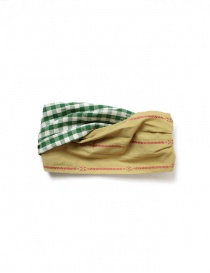 Kapital green checkered headband buy online